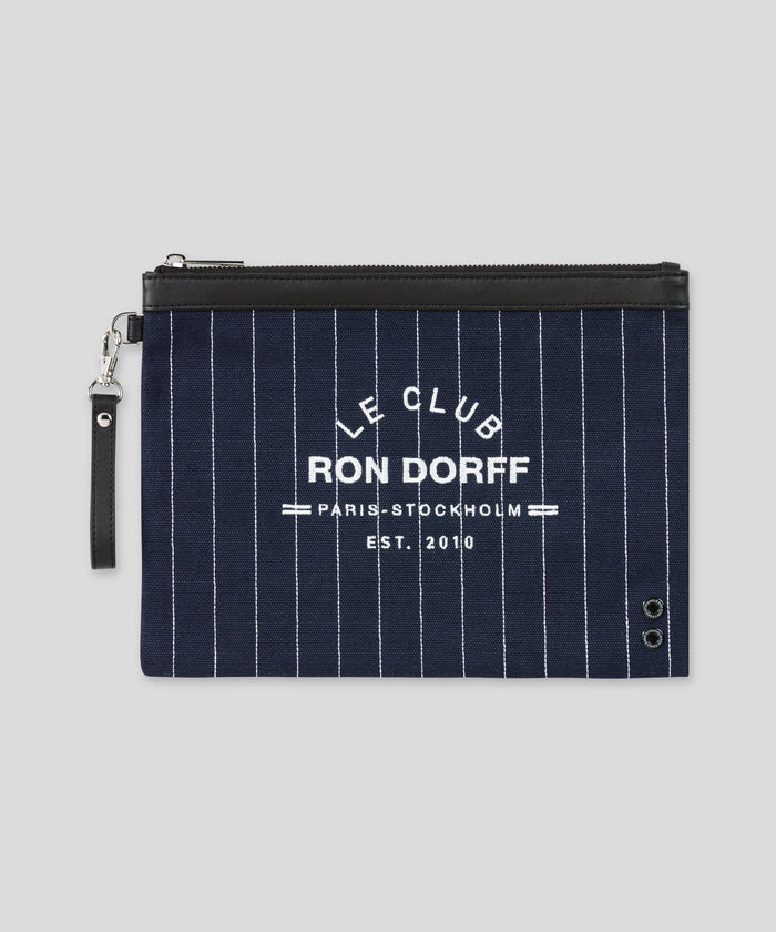 City Pocket w. Pin Stripes: Navy/White