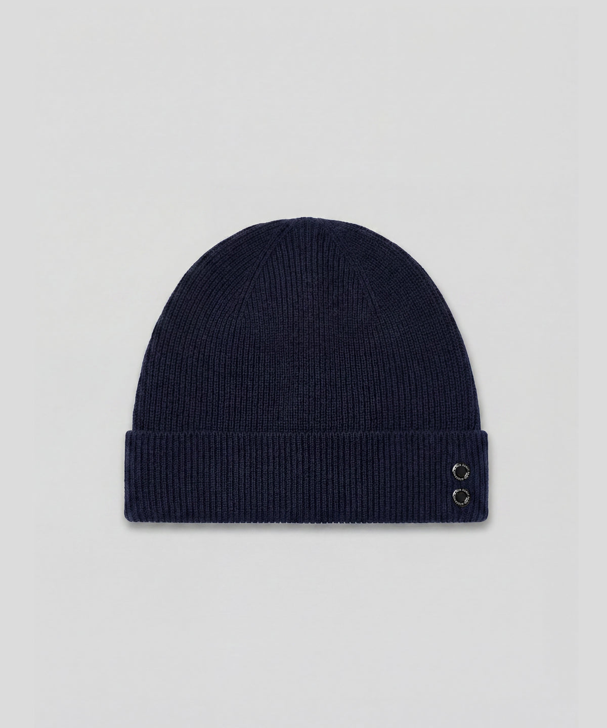 Ribbed Wool Beanies: Navy