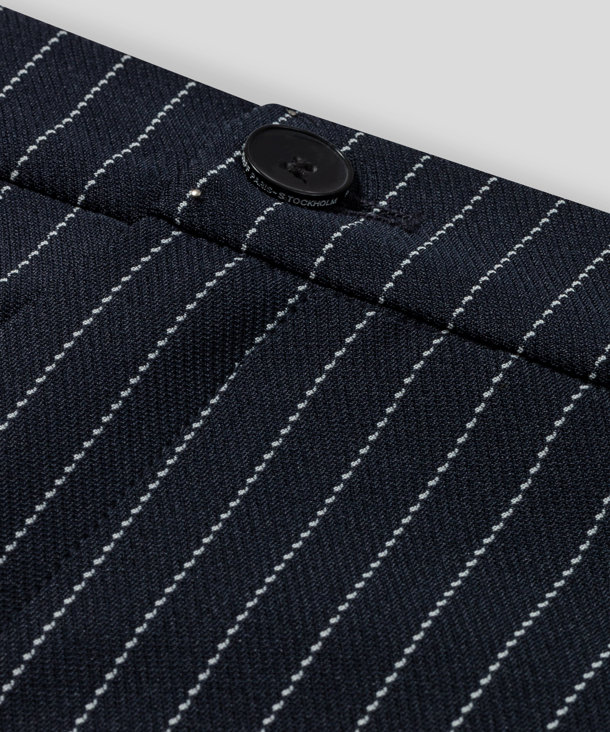 RD Tennis Pants w. Pin Stripes: Navy