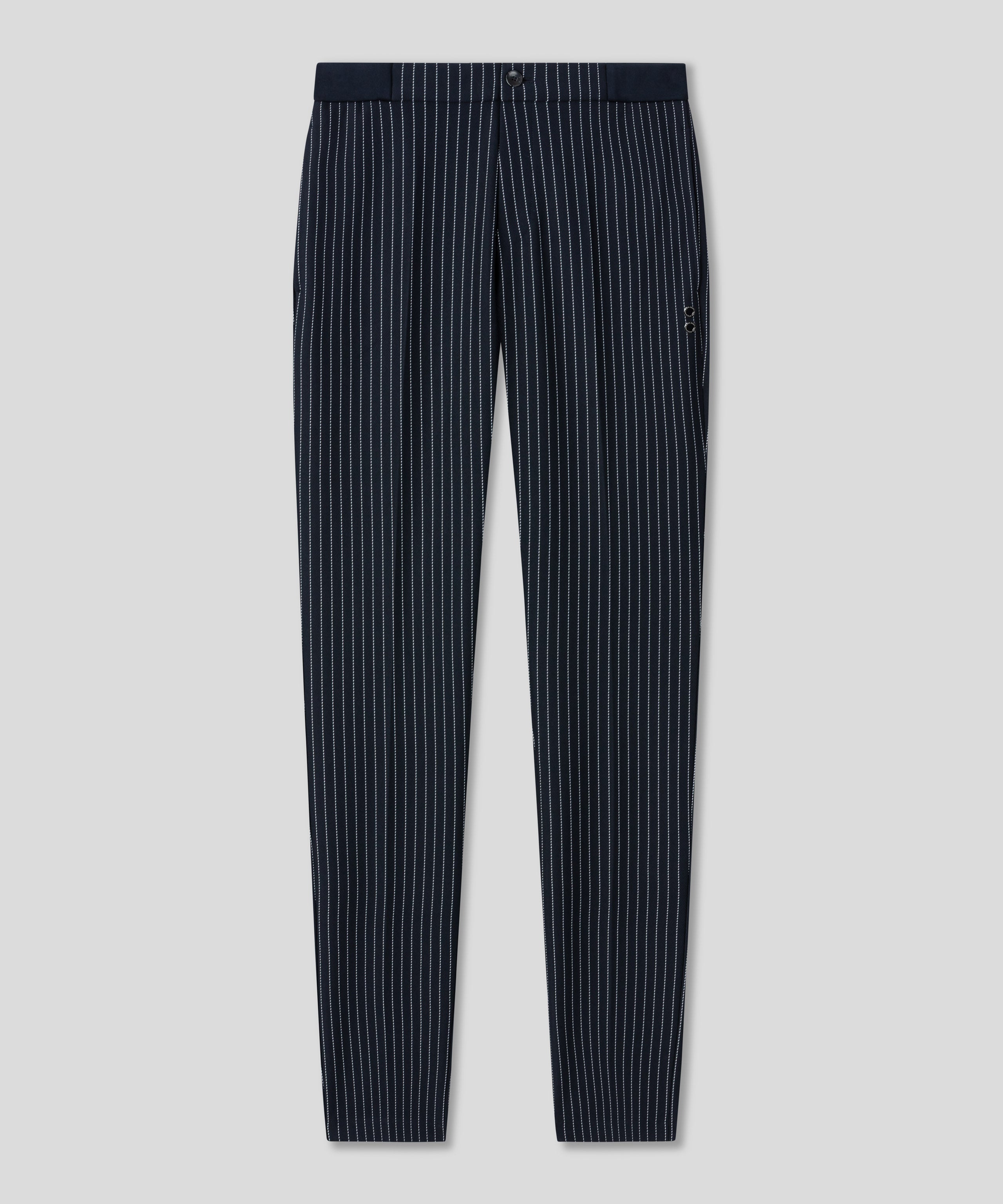 RD Tennis Pants w. Pin Stripes: Navy