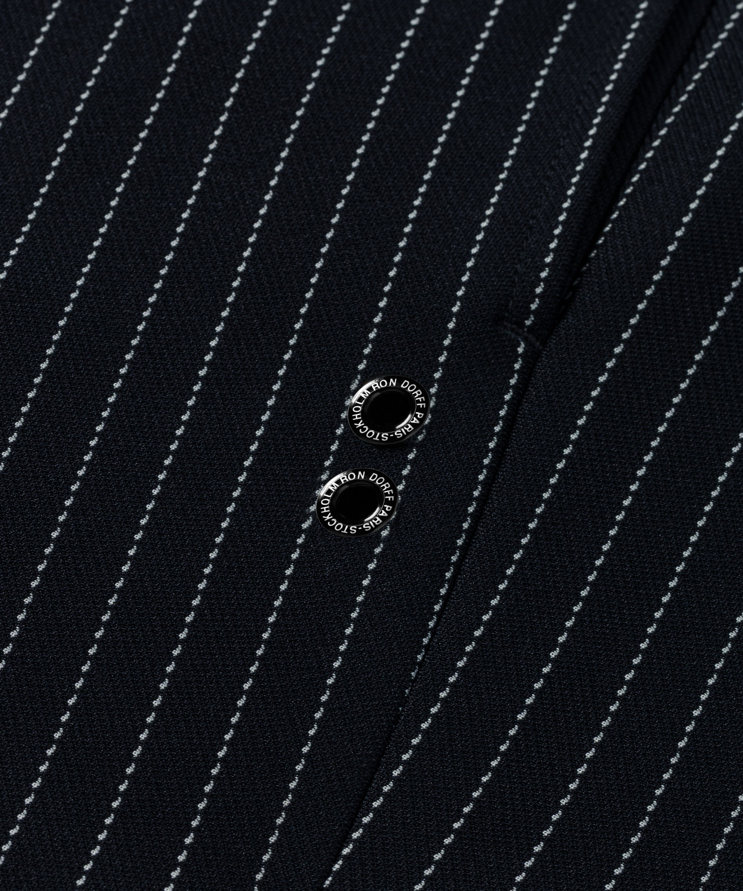 RD Tennis Pants w. Pin Stripes: Navy