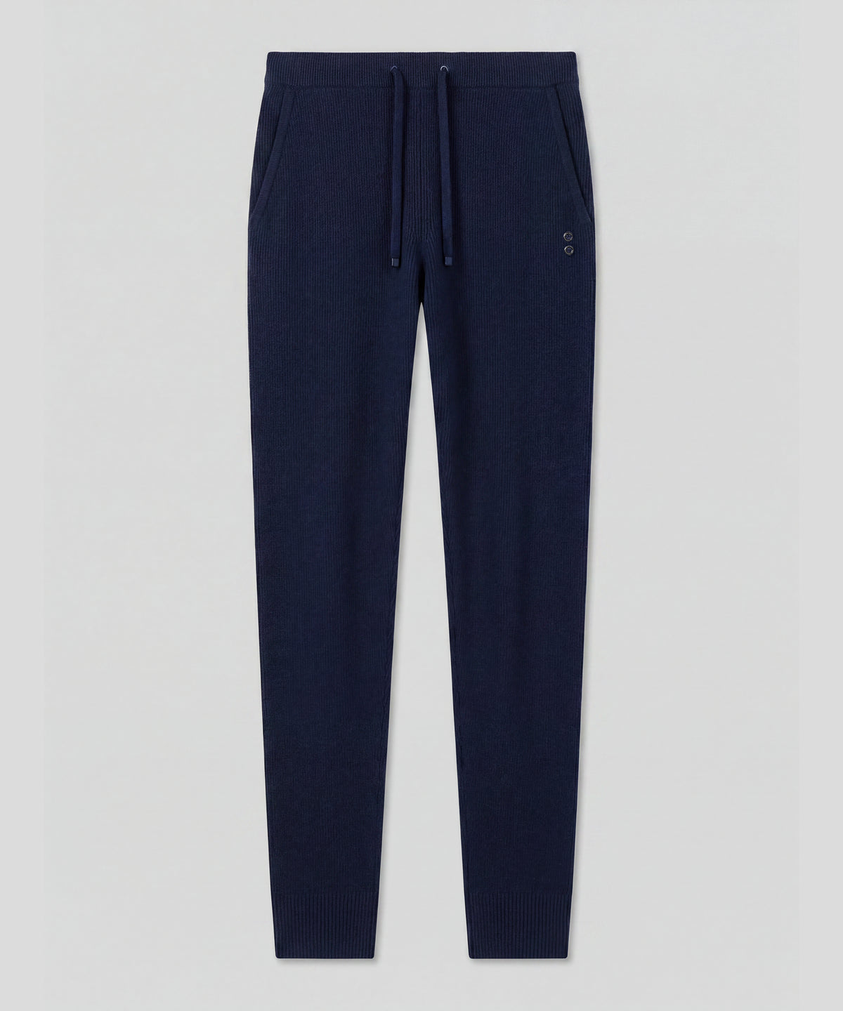 Army Ribbed Wool Pants: Navy