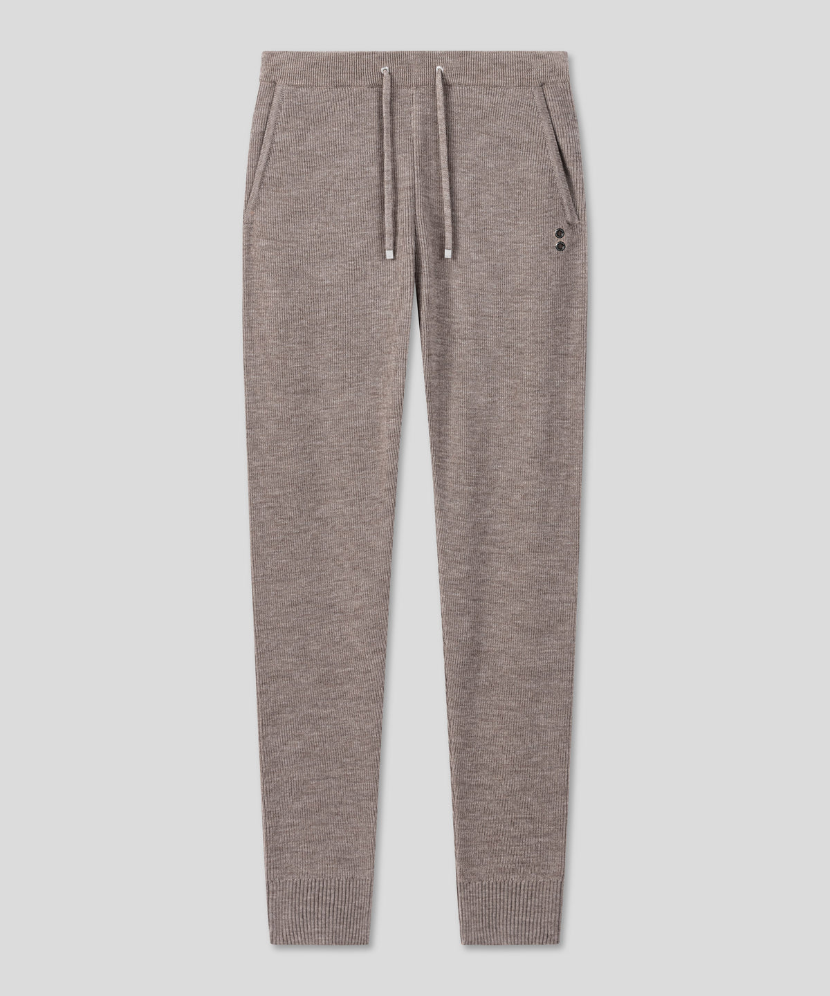 Army Ribbed Wool Pants: Sandy Beige