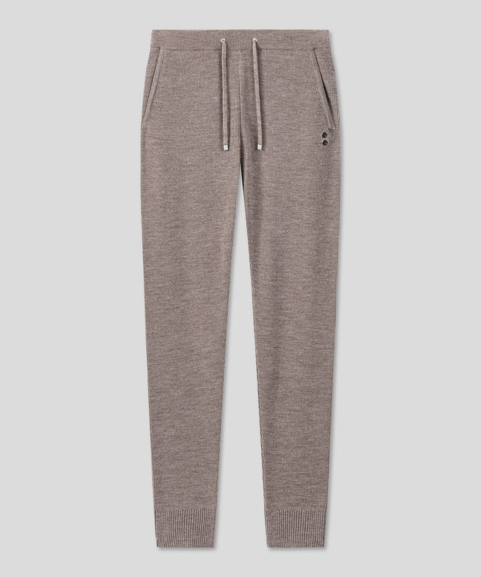 Army Ribbed Wool Pants: Sandy Beige