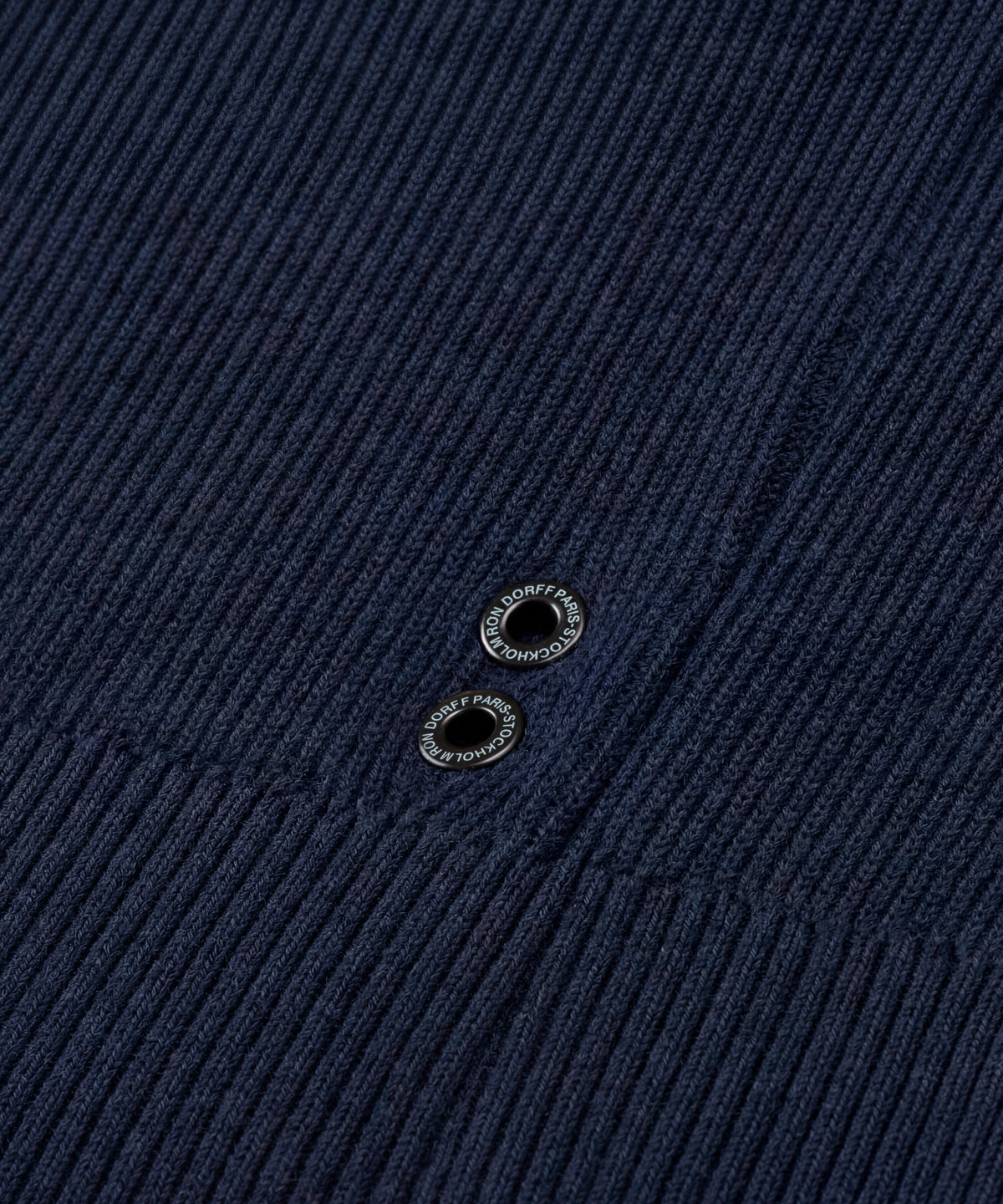 Ribbed Wool Sweater: Navy