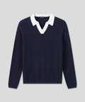 Navy/White