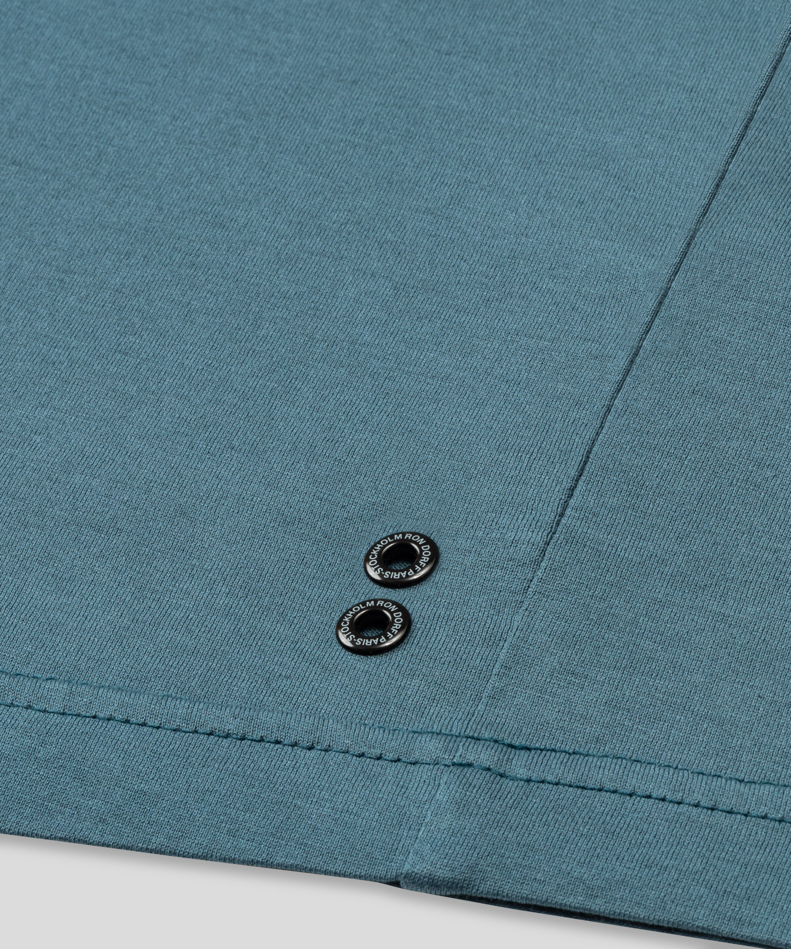 Crew Neck T-Shirt Eyelet Edition: Baltic Blue