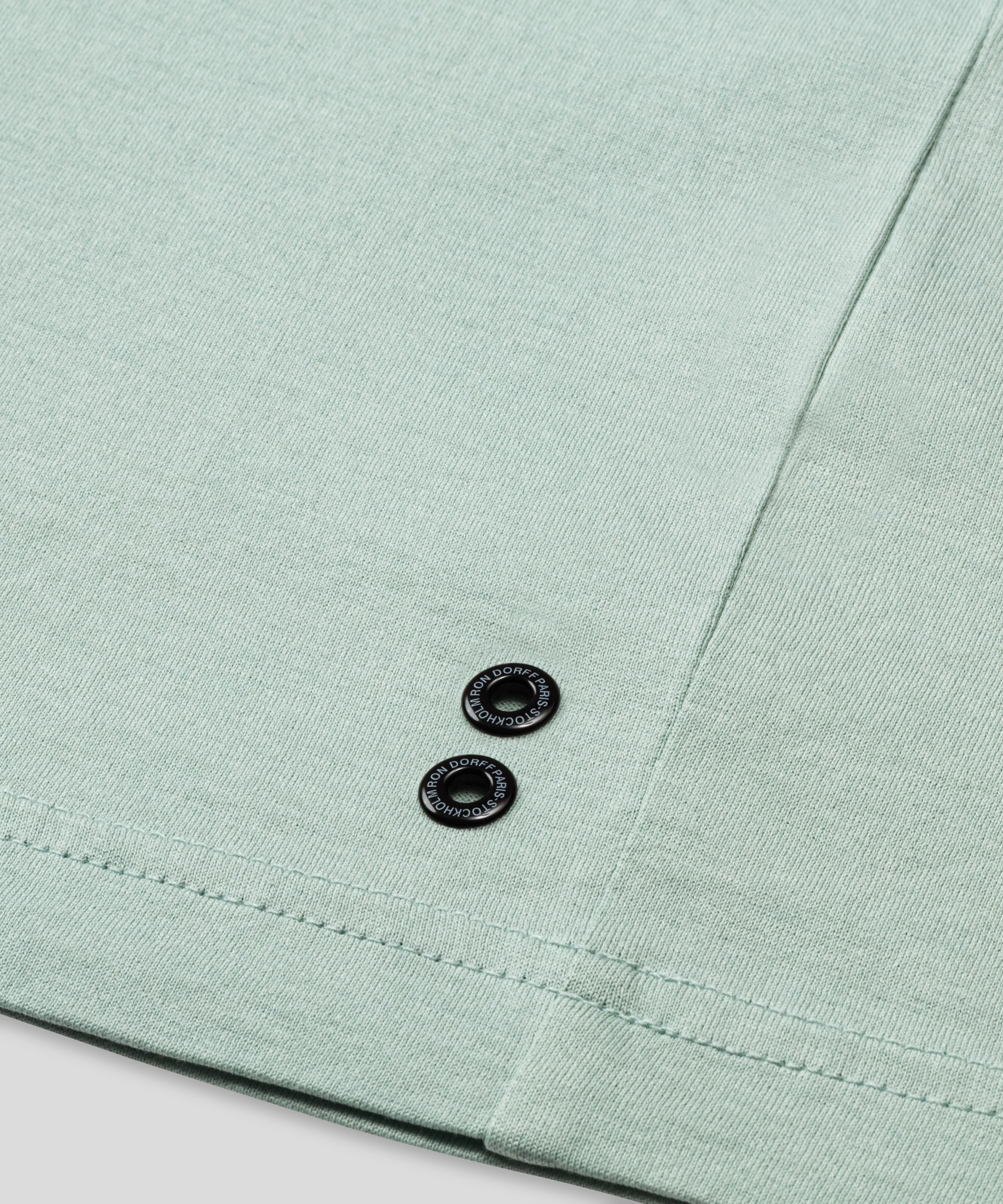 Crew Neck T-Shirt Eyelet Edition: Gray Mist