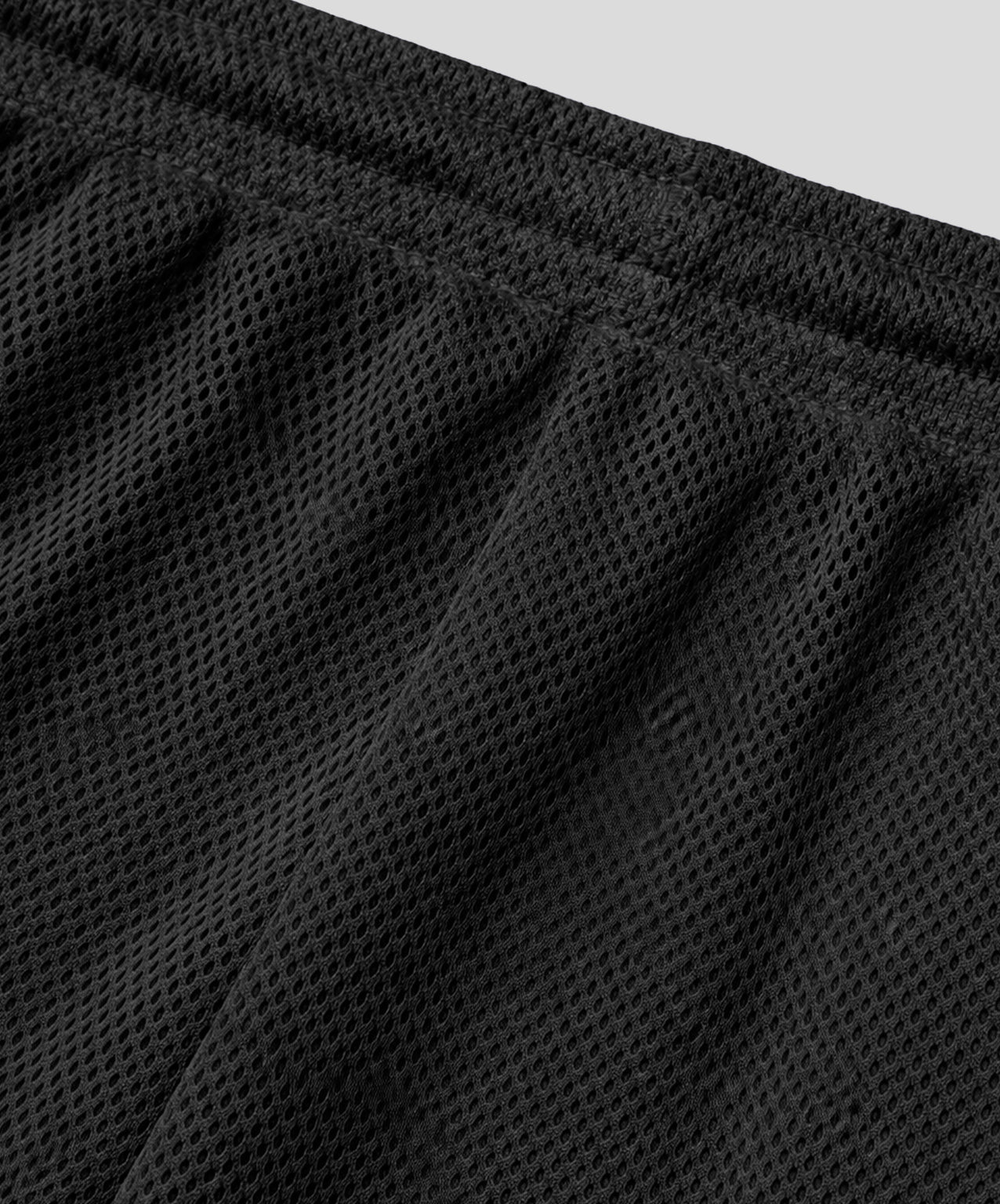 Mesh Home Shorts: Black