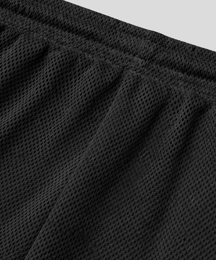 Mesh Home Shorts: Black