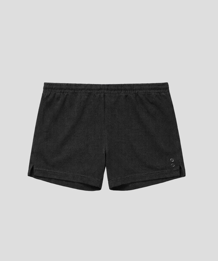 Mesh Home Shorts: Black