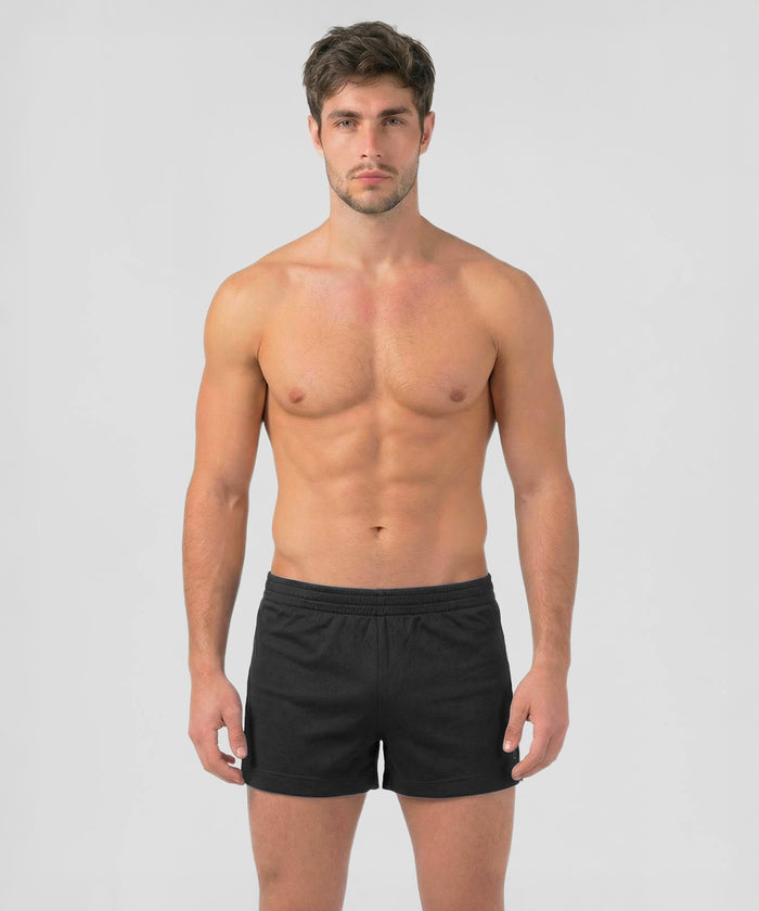 Mesh Home Shorts: Black