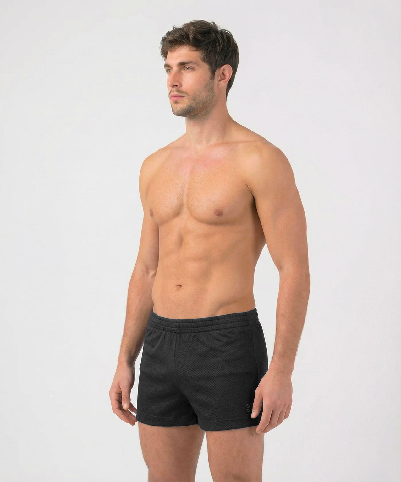 Mesh Home Shorts: Black
