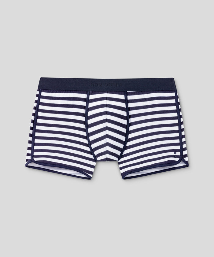 Marathon Boxer Briefs: Navy/White