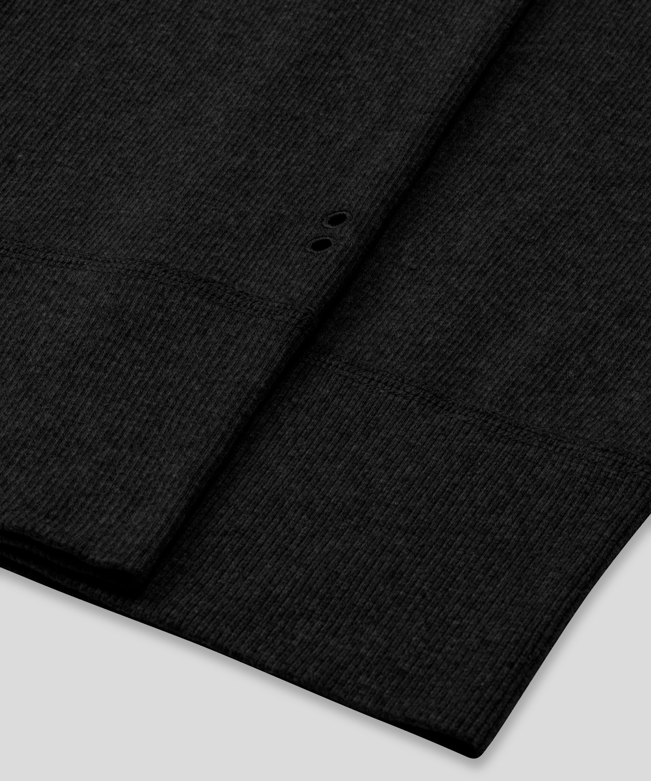 Army Ribbed Long Johns: Black