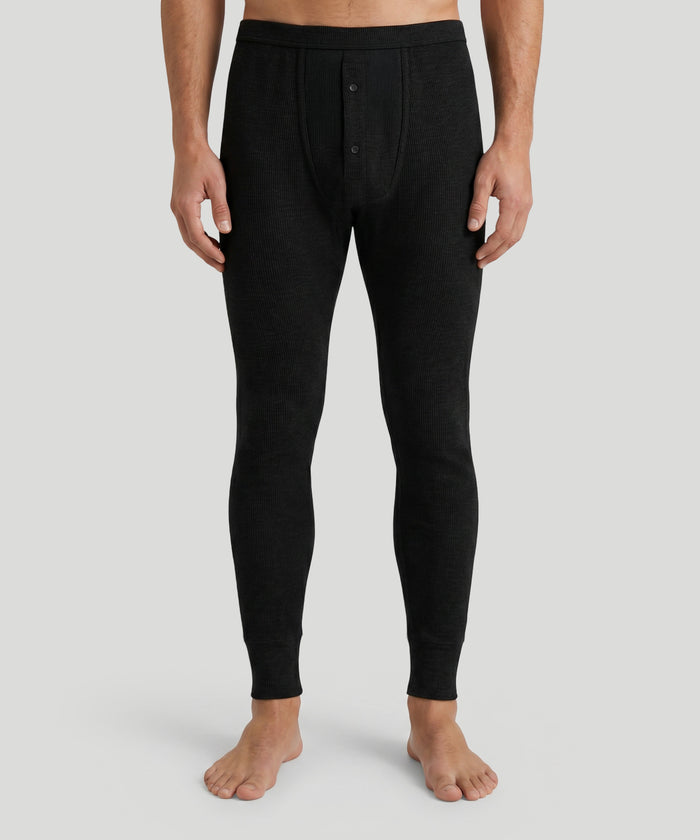 Army Ribbed Long Johns: Black