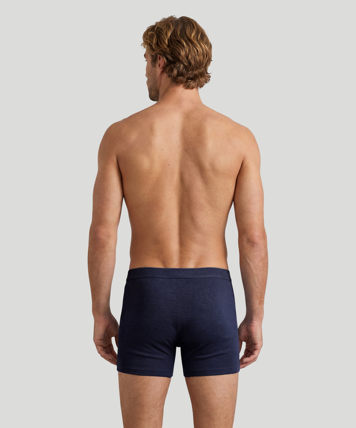Army Ribbed Night Shorts: Navy