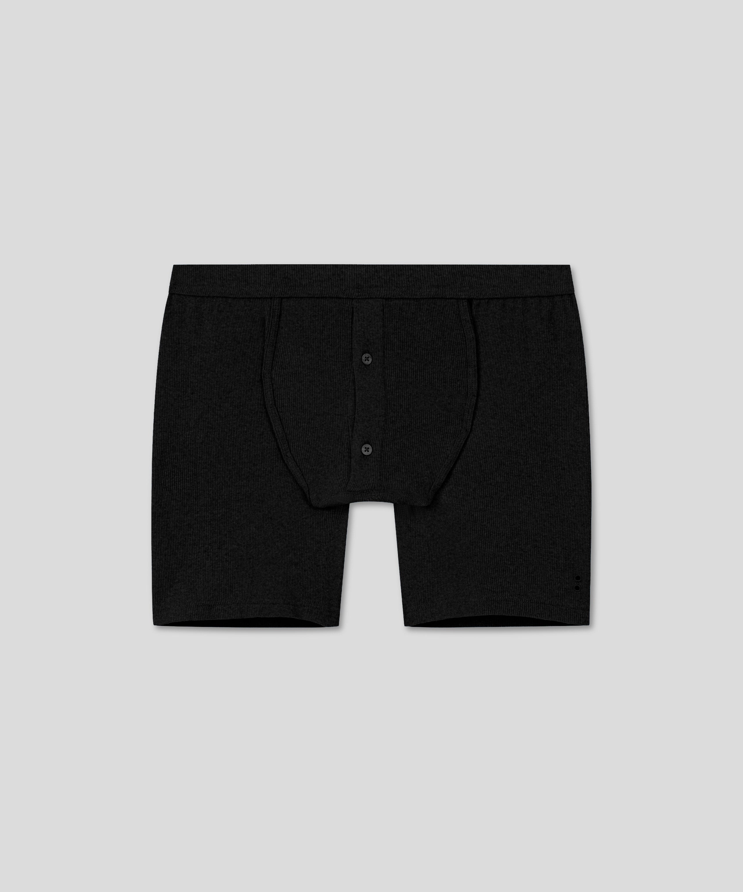 Army Ribbed Night Shorts: Black
