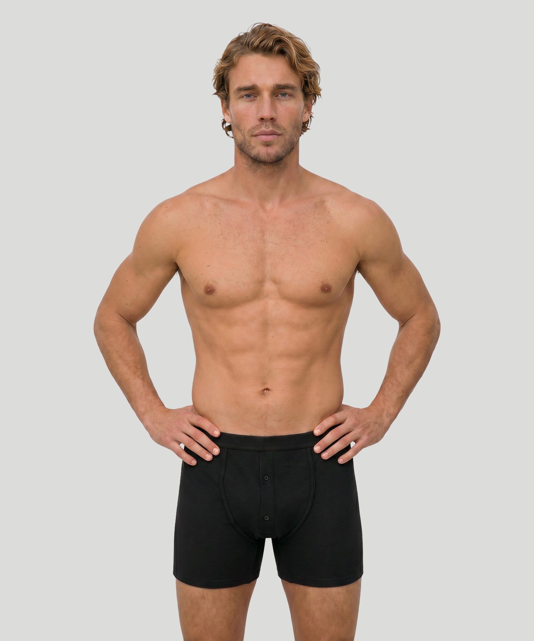 Army Ribbed Night Shorts: Black