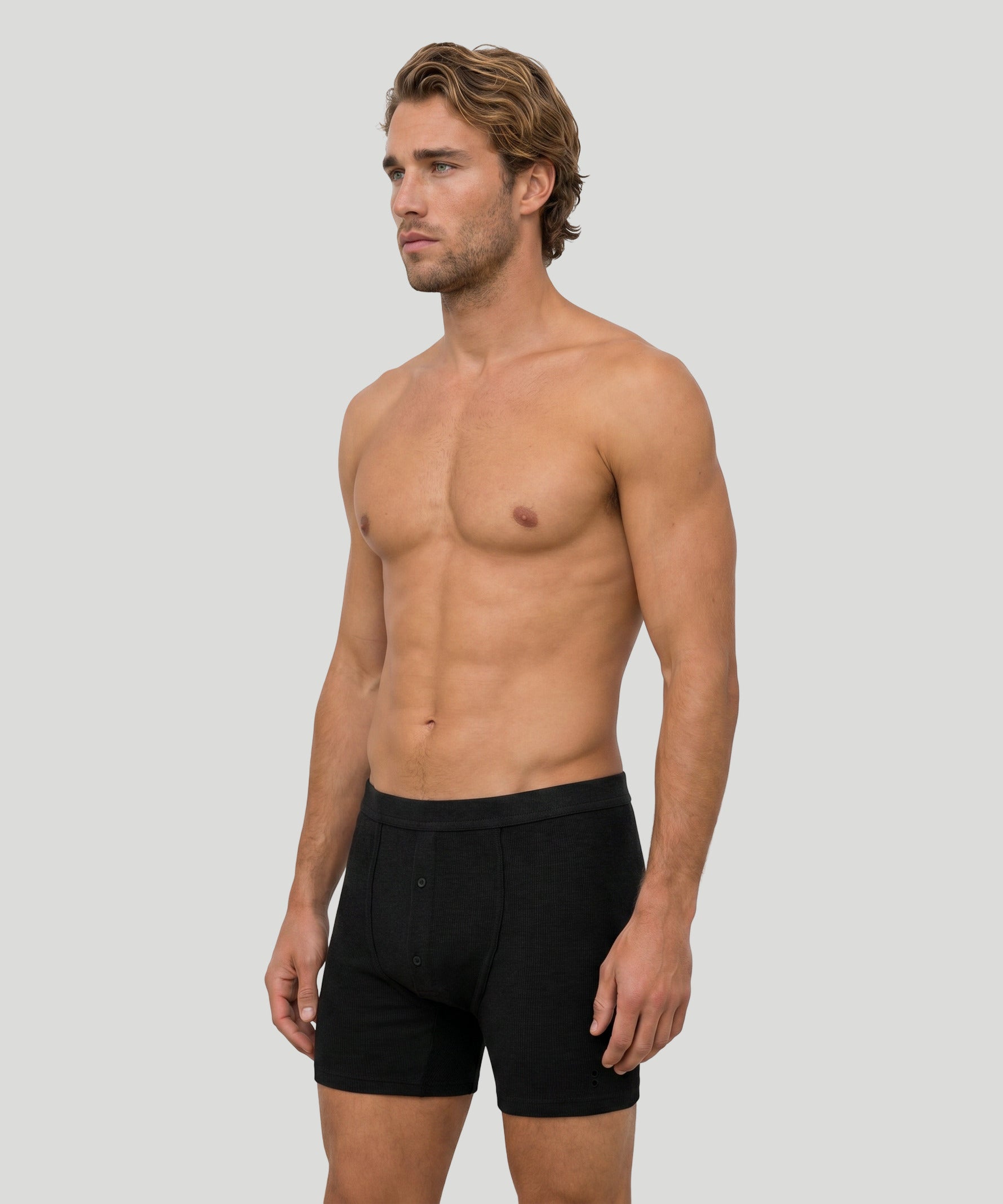 Army Ribbed Night Shorts: Black