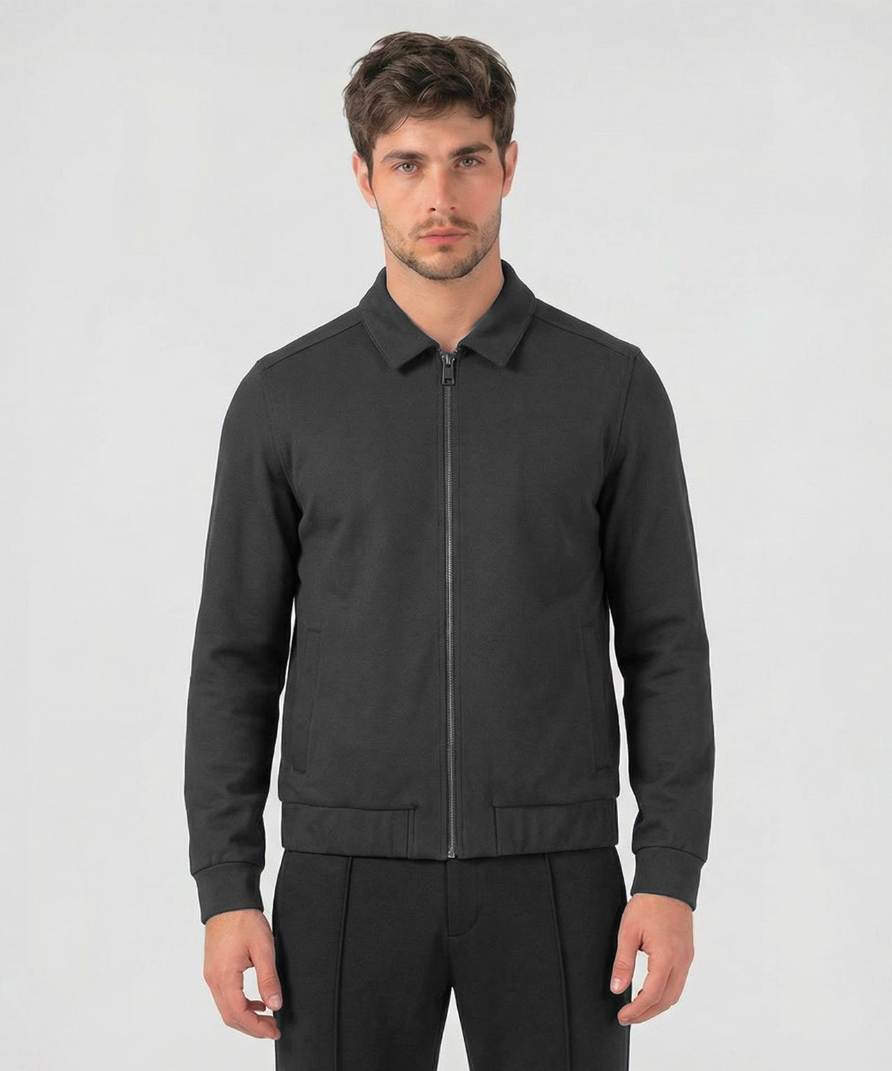 RD Tennis Jacket: Black