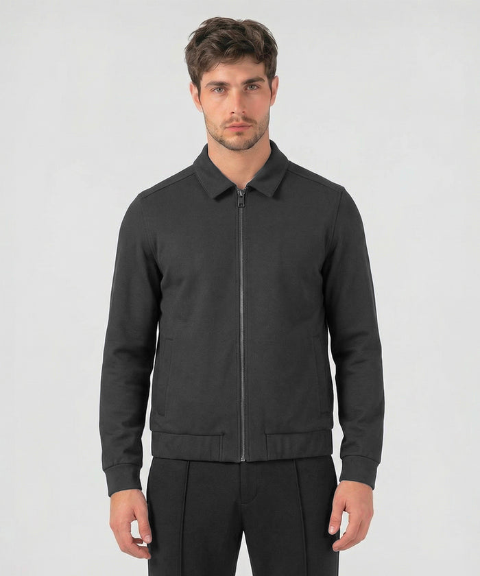 RD Tennis Jacket: Black