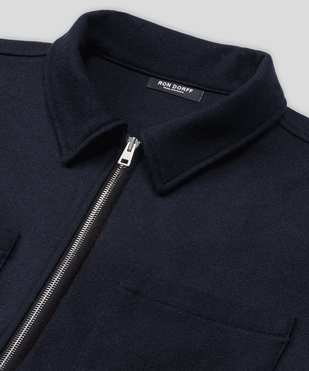 RD Wool Jacket: Navy