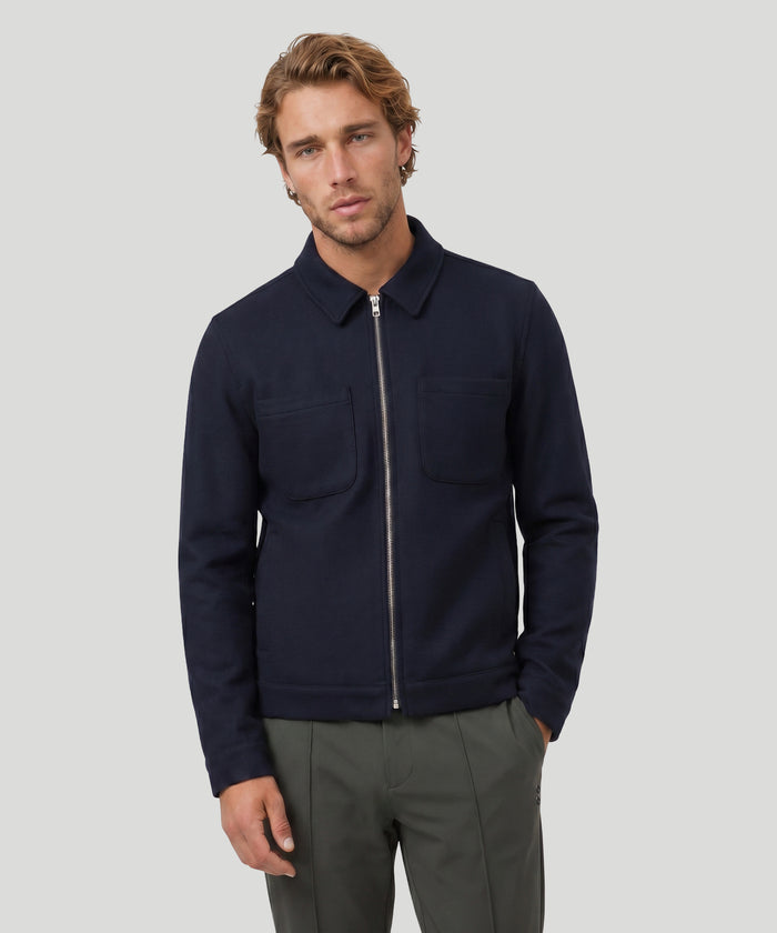 RD Wool Jacket: Navy