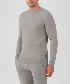 Wool Cashmere Sweater: Dusty Beige