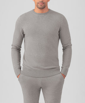 Wool Cashmere Sweater: Dusty Beige