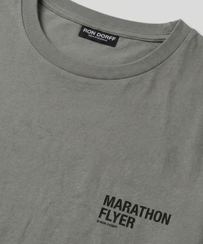 Organic Cotton T-Shirt "MARATHON FLYER": Army Green