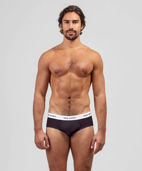 RON DORFF Y-Front Briefs Kit: White/Green Night/Deep Plum