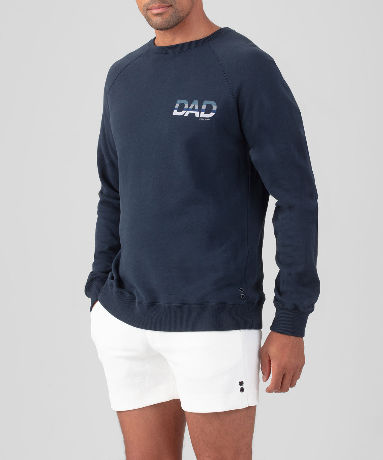 Organic Cotton Sweatshirt "DAD": Navy