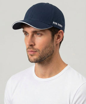Coach Cap w. Piping: Navy
