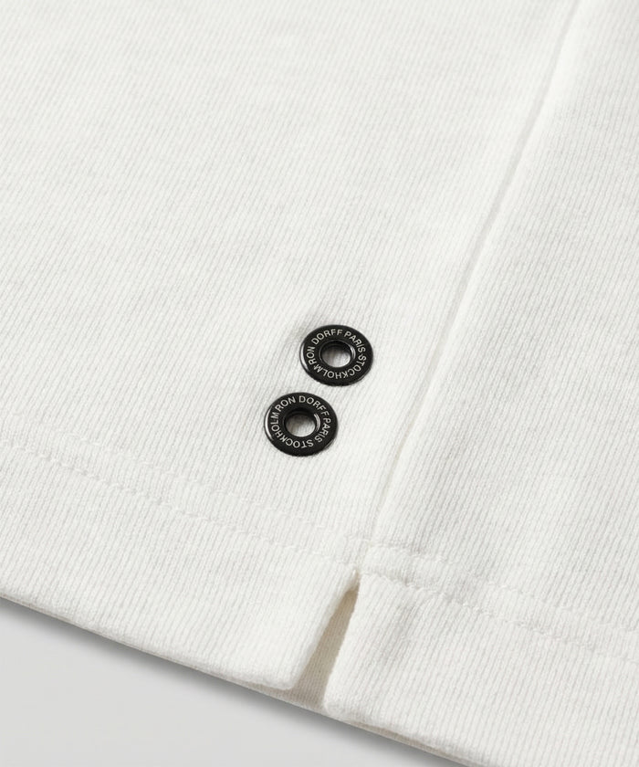 Organic Cotton Sleeveless Sweatshirt "DISCIPLINE": Off White