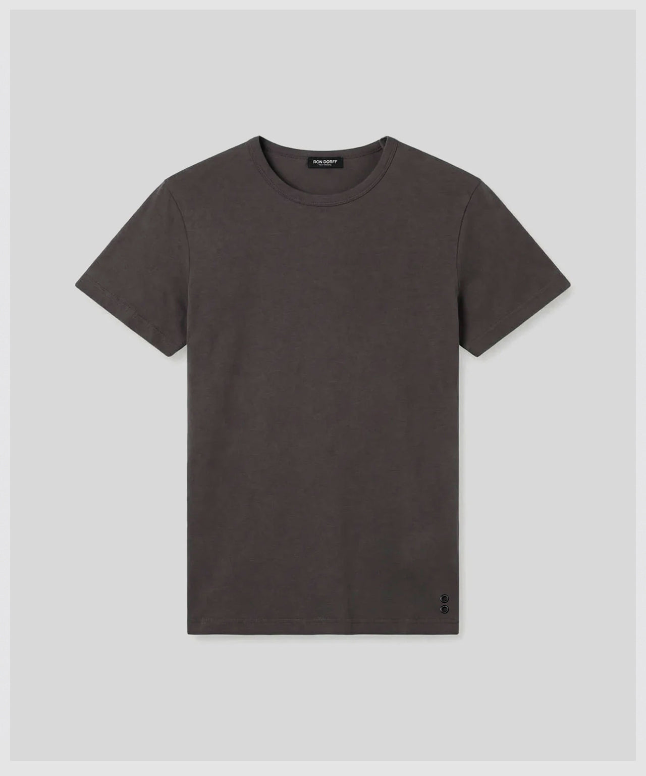 Crew Neck T-Shirt Eyelet Edition: Espresso