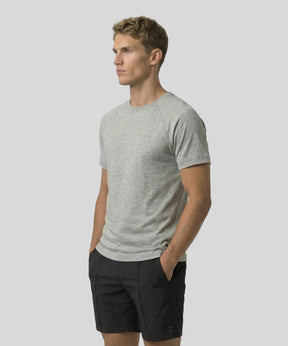 Light Organic Cotton Sleeveless Sweatshirt: Grey Melange