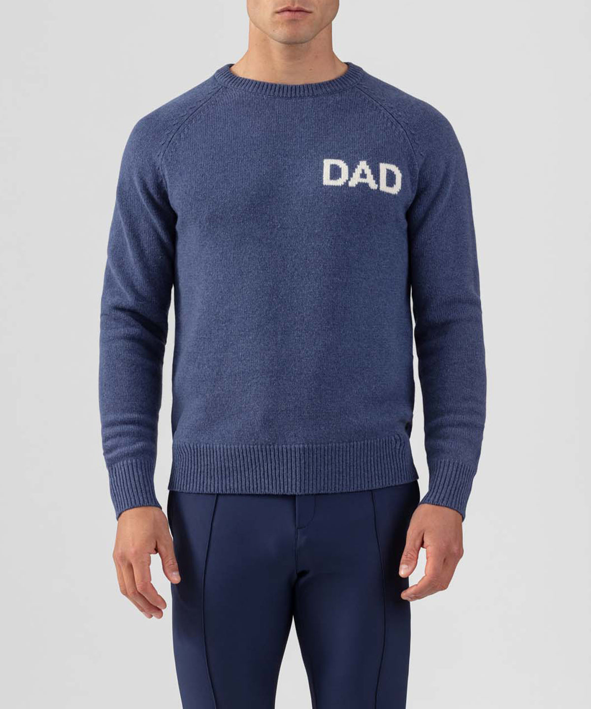 Merinos Wool Sweater "DAD": Skyfall