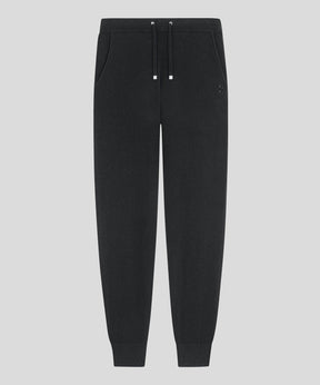 Wool Cashmere Pants: Black