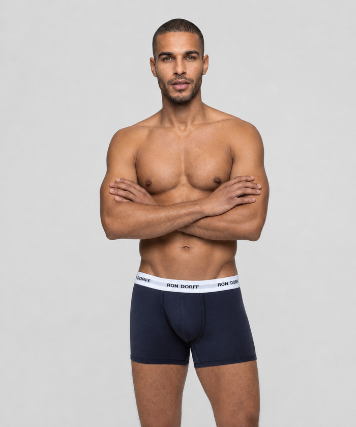 RON DORFF Boxer Briefs: Navy