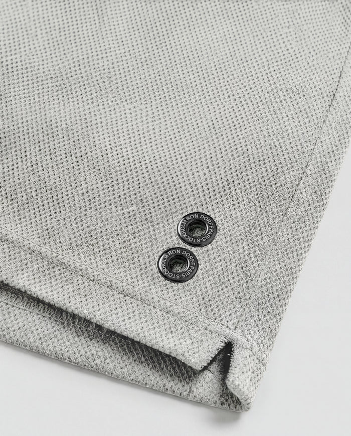 Mesh Home Shorts: Grey Melange