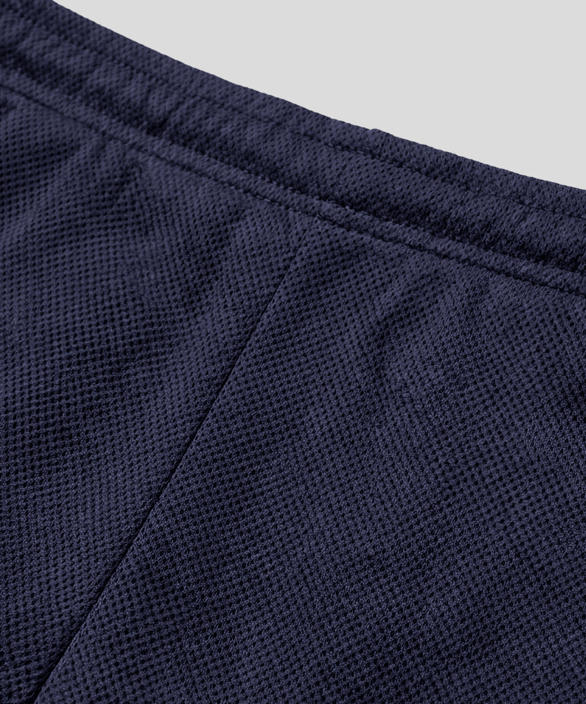 Mesh Home Shorts: Navy