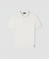 Cotton Mesh RD Polo: Off White
