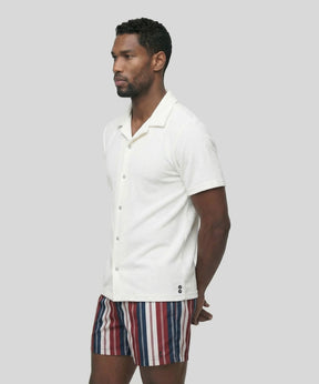 Cotton Terry Shirt: Off White