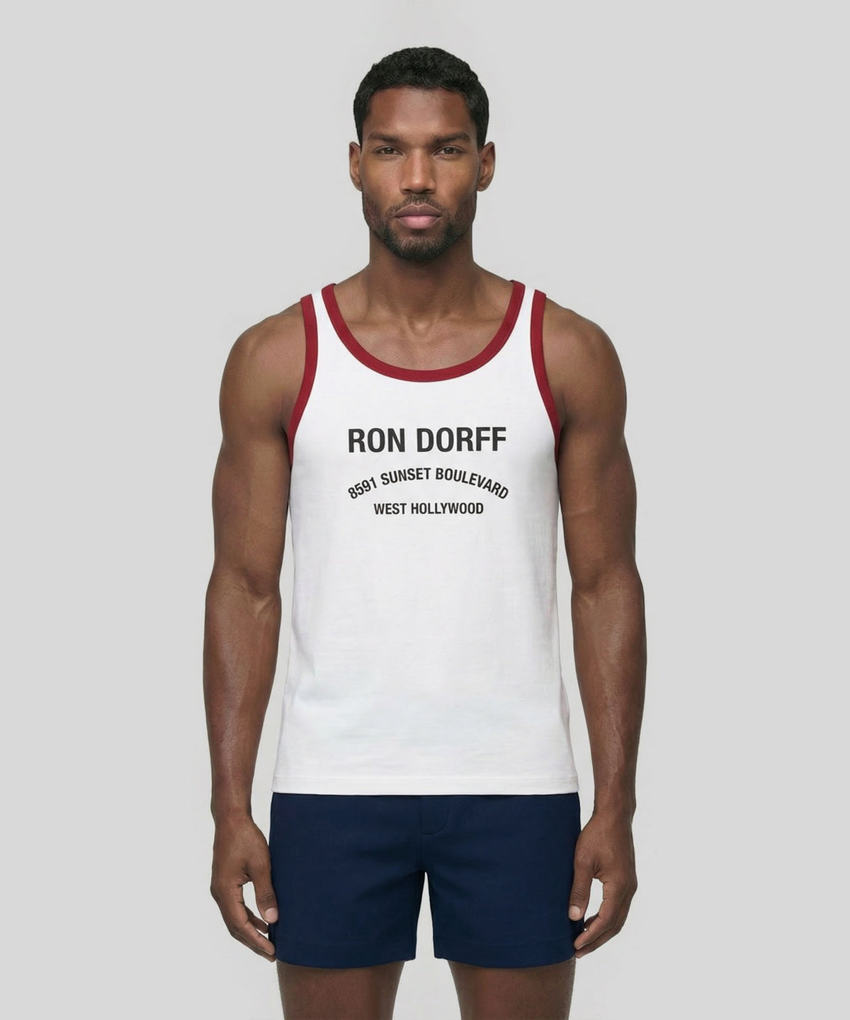 RD Sports Tank Top "SUNSET": Red