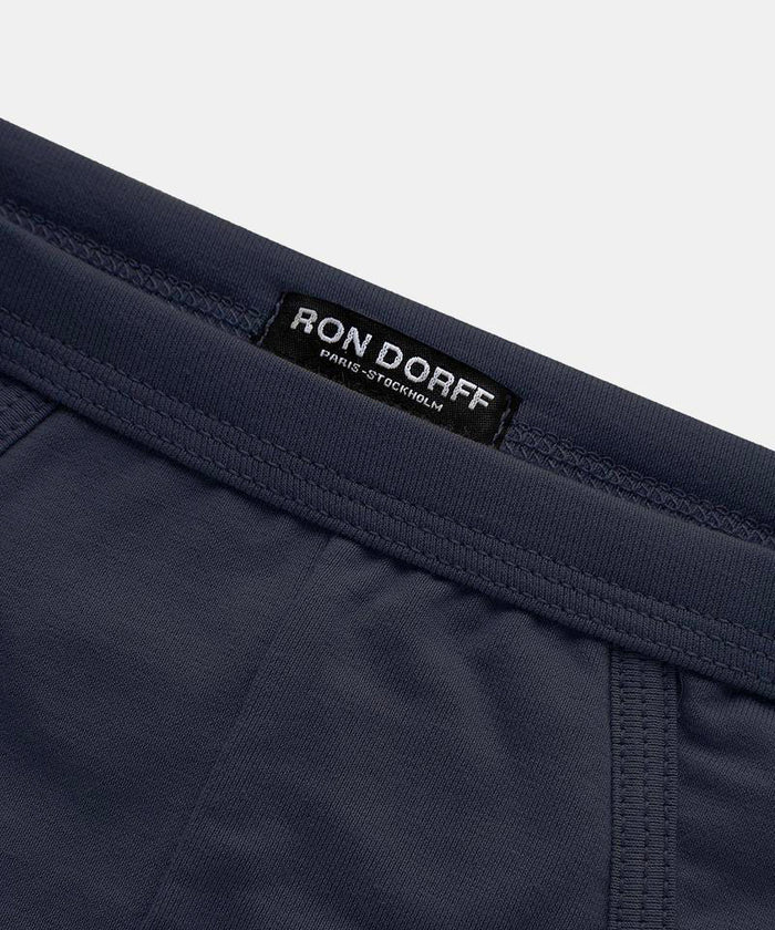 Slim Y-Front Briefs: Navy