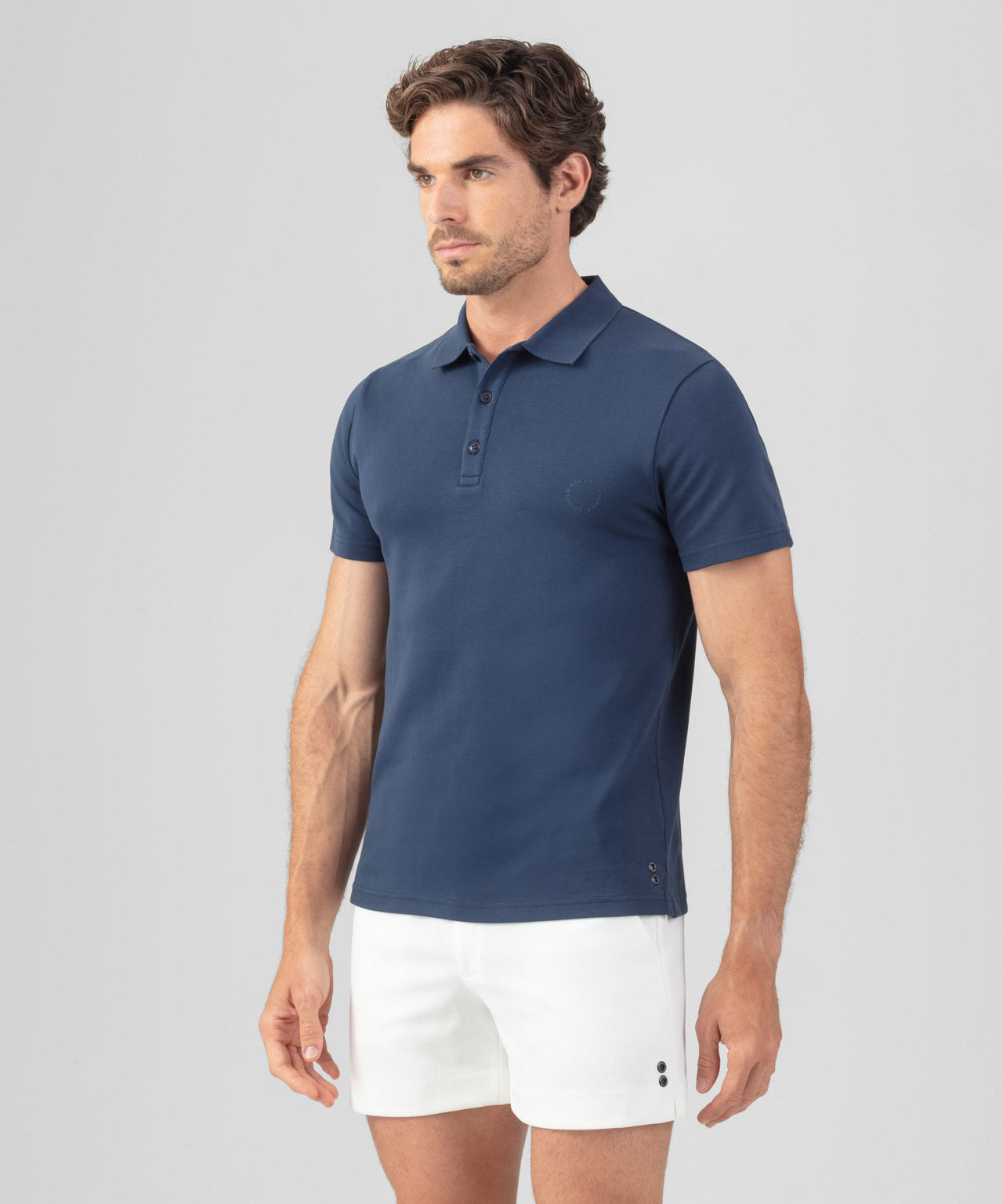 Heavy Cotton Polo: Deep Ocean