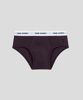 RON DORFF Y-Front Briefs Kit: White/Green Night/Deep Plum
