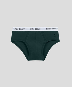 RON DORFF Y-Front Briefs Kit: White/Green Night/Deep Plum