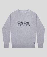 Cashmere Sweatshirt PAPA : Heather Grey